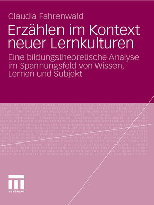 cover image of Erzählen im Kontext neuer Lernkulturen
